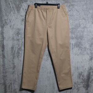 Polo Ralph Lauren Pants Mens XL Beige Chino Stretch Classic Fit Drawstring